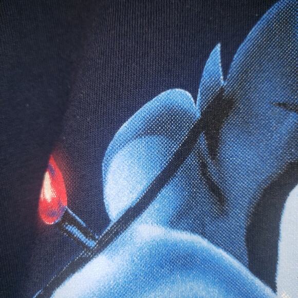 VINTAGE NWT Dead stock Tasmanian Devil "I'll Deck Your Halls" Looney Tunes sz L - Picture 5 of 10